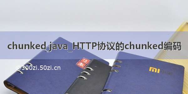 chunked java_HTTP协议的chunked编码