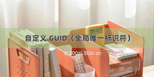 自定义 GUID（全局唯一标识符）