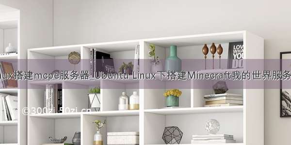 linux搭建mcpe服务器_Ubuntu Linux下搭建Minecraft我的世界服务器