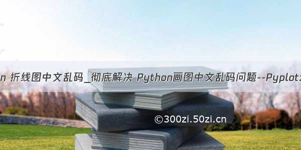 python 折线图中文乱码_彻底解决 Python画图中文乱码问题--Pyplotz组件