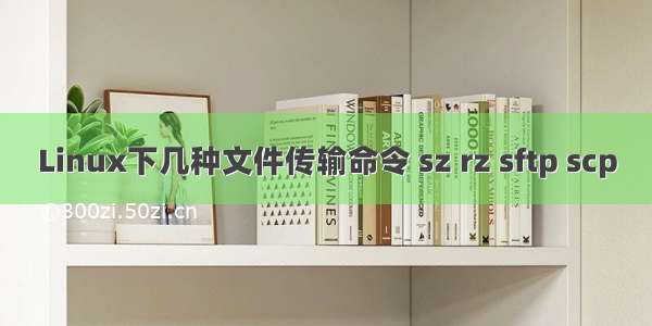 Linux下几种文件传输命令 sz rz sftp scp