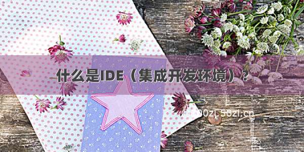 什么是IDE（集成开发环境）？