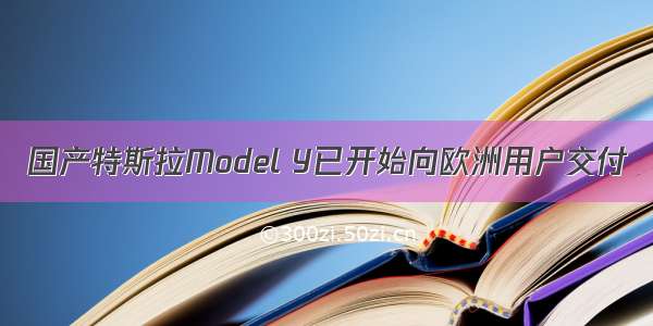 国产特斯拉Model Y已开始向欧洲用户交付