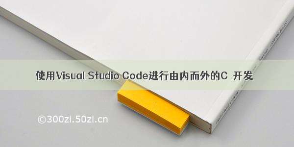 使用Visual Studio Code进行由内而外的C＃开发