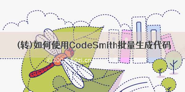 (转)如何使用CodeSmith批量生成代码