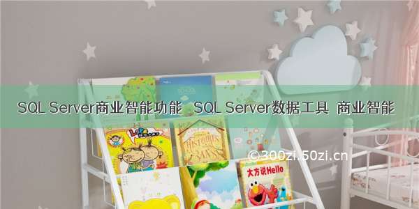 SQL Server商业智能功能– SQL Server数据工具–商业智能