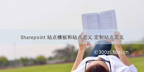 Sharepoint 站点模板和站点定义 定制站点定义