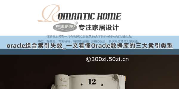 oracle组合索引失效_一文看懂Oracle数据库的三大索引类型