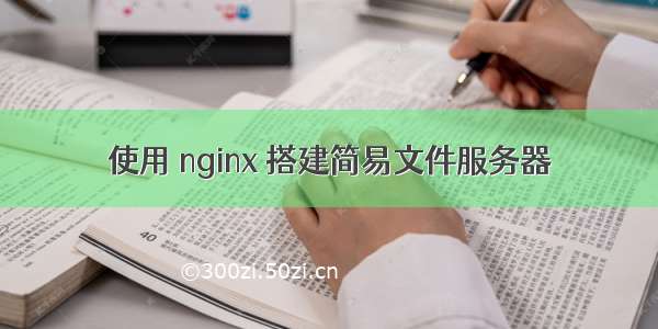 使用 nginx 搭建简易文件服务器
