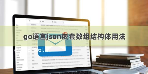 go语言json嵌套数组结构体用法