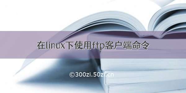 在linux下使用ftp客户端命令