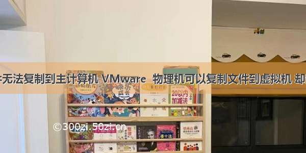 虚拟机文件无法复制到主计算机 VMware  物理机可以复制文件到虚拟机 却无法从虚拟