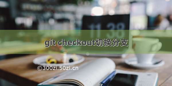 git checkout切换分支