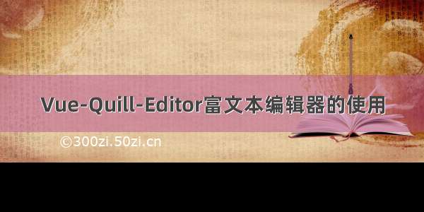 Vue-Quill-Editor富文本编辑器的使用