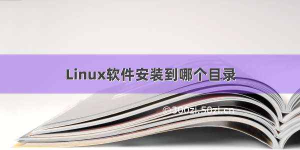 Linux软件安装到哪个目录