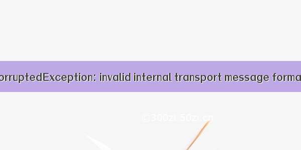 sonar报java.io.StreamCorruptedException: invalid internal transport message format  got (48 54 54 50)