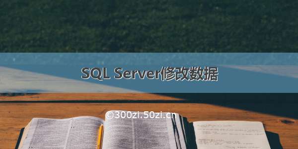 SQL Server修改数据