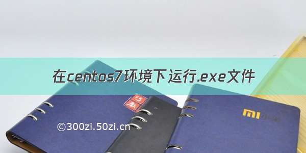 在centos7环境下运行.exe文件