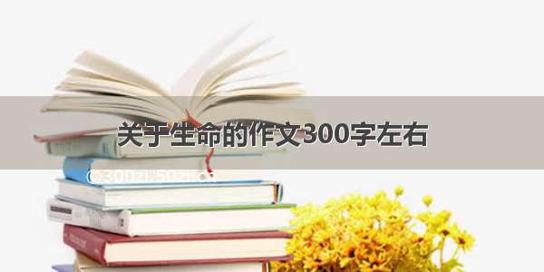 关于生命的作文300字左右