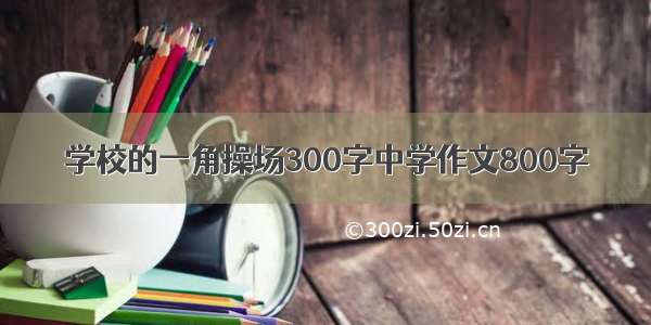 学校的一角操场300字中学作文800字