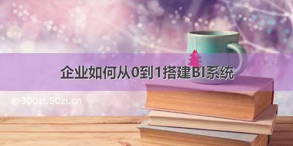 企业如何从0到1搭建BI系统