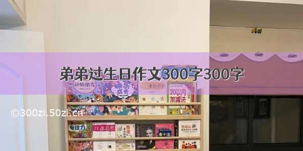 弟弟过生日作文300字300字