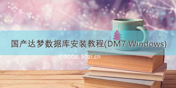 国产达梦数据库安装教程(DM7 Windows)