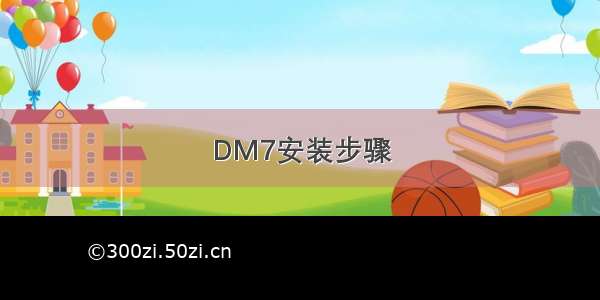 DM7安装步骤