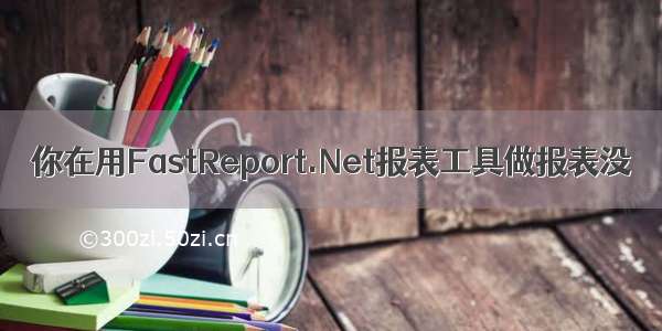 你在用FastReport.Net报表工具做报表没