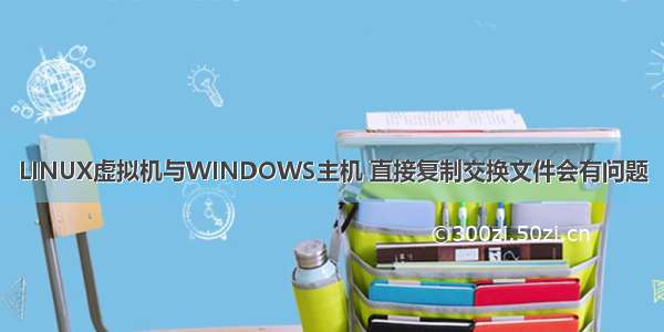 LINUX虚拟机与WINDOWS主机 直接复制交换文件会有问题