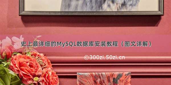 史上最详细的MySQL数据库安装教程（图文详解）