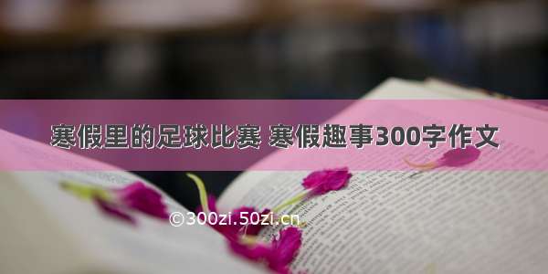 寒假里的足球比赛 寒假趣事300字作文