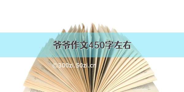 爷爷作文450字左右