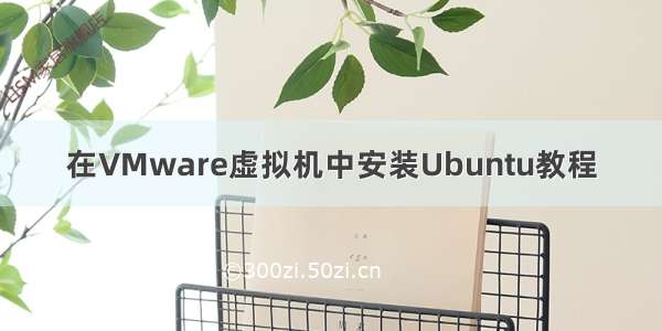 在VMware虚拟机中安装Ubuntu教程