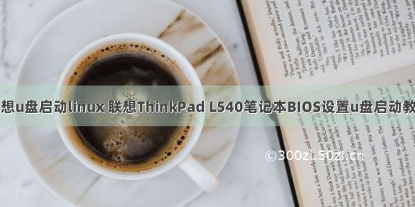 联想u盘启动linux 联想ThinkPad L540笔记本BIOS设置u盘启动教程