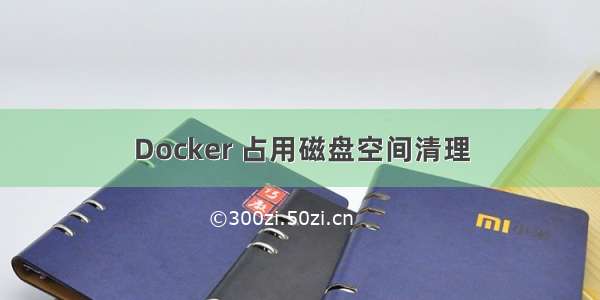 Docker 占用磁盘空间清理