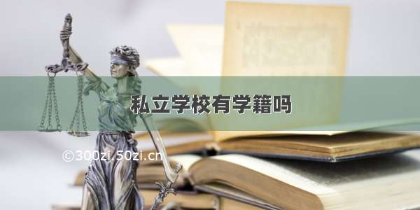 私立学校有学籍吗