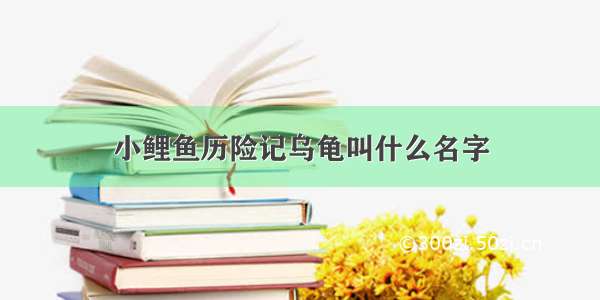 小鲤鱼历险记乌龟叫什么名字