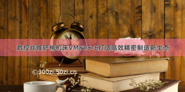 数控丝锥铲梢机床VMK9516打造高效精密制造新生态