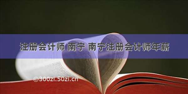 注册会计师 南宁 南宁注册会计师年薪