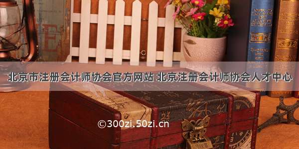 北京市注册会计师协会官方网站 北京注册会计师协会人才中心