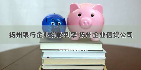 扬州银行企业贷款利率 扬州企业信贷公司