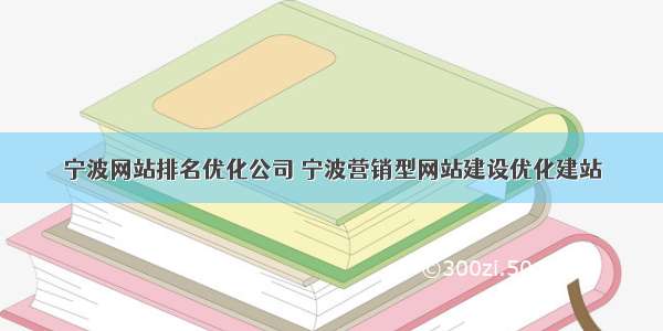 宁波网站排名优化公司 宁波营销型网站建设优化建站