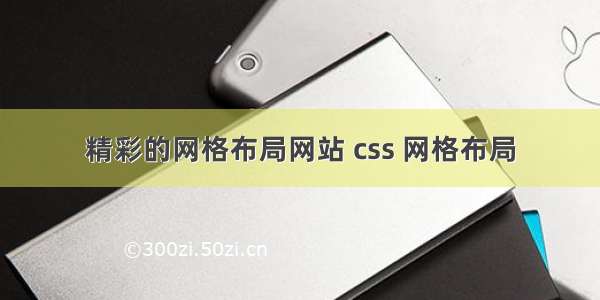 精彩的网格布局网站 css 网格布局