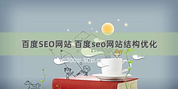 百度SEO网站 百度seo网站结构优化