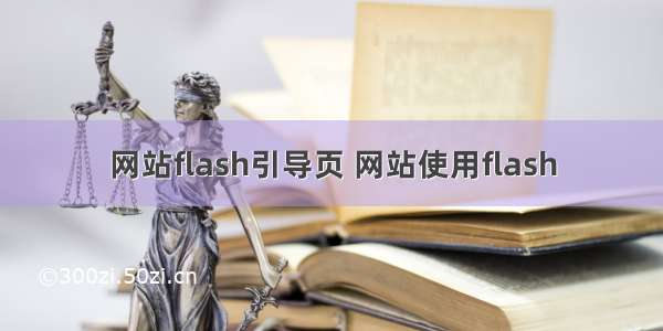 网站flash引导页 网站使用flash