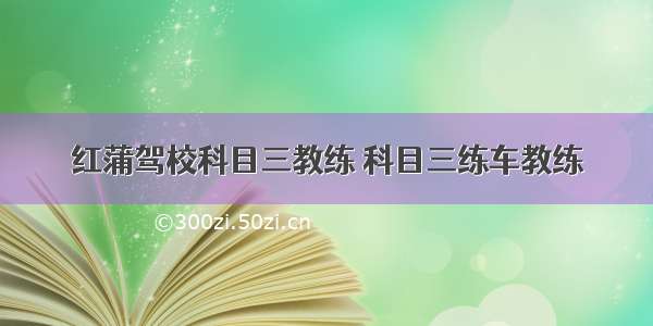 红蒲驾校科目三教练 科目三练车教练