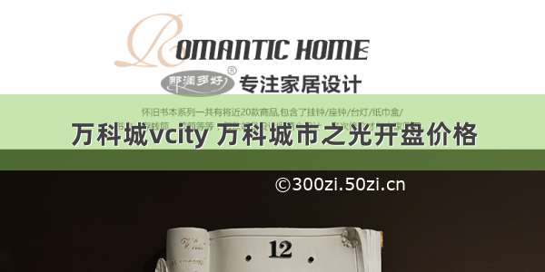 万科城vcity 万科城市之光开盘价格