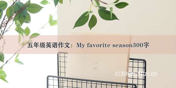 五年级英语作文：My favorite season300字