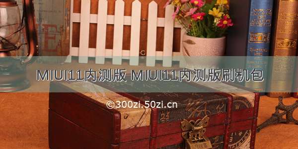 MIUI11内测版 MIUI11内测版刷机包